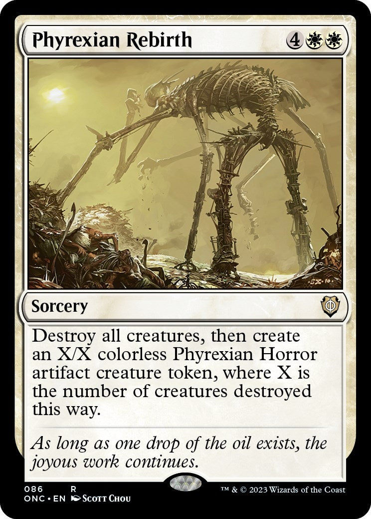 Image for Phyrexian Rebirth (Commander: Phyrexia: All Will Be One) (86) - Magic: The Gathering