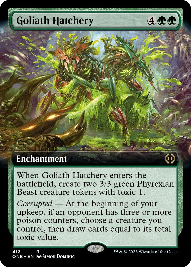 Image for Goliath Hatchery (Extended Art) (Phyrexia: All Will Be One) (413) - Magic: The Gathering