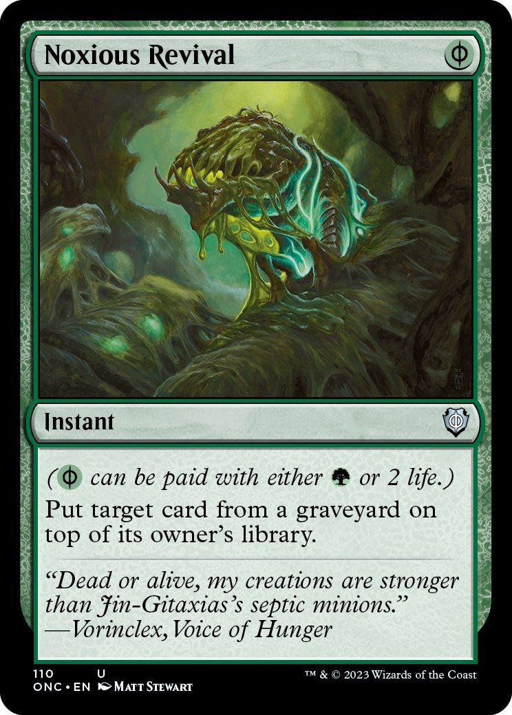 Image for Noxious Revival (Commander: Phyrexia: All Will Be One) (110) - Magic: The Gathering