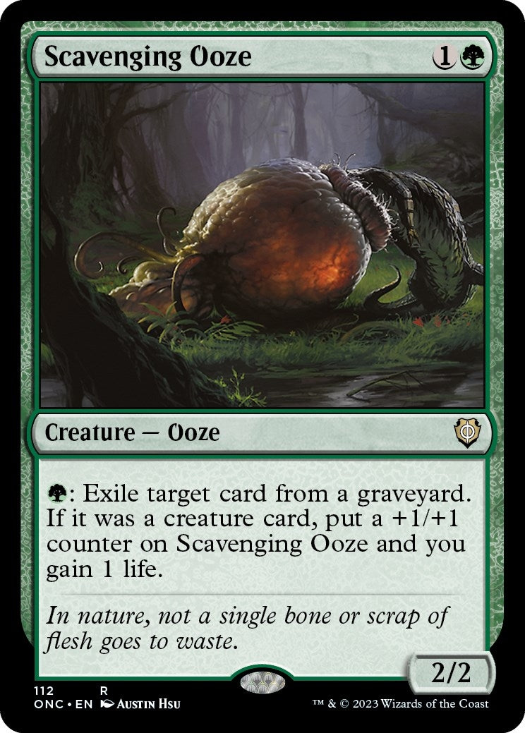 Image for Scavenging Ooze (Commander: Phyrexia: All Will Be One) (112) - Magic: The Gathering