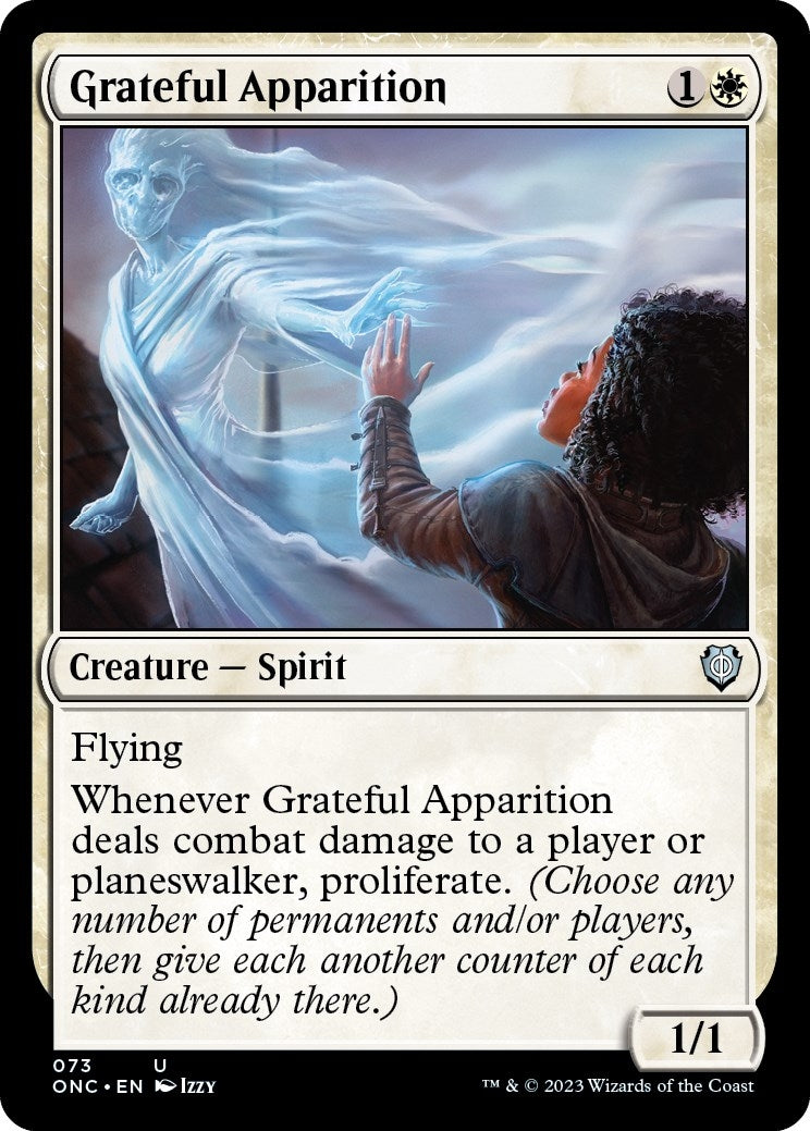 Image for Grateful Apparition (Commander: Phyrexia: All Will Be One) (73) - Magic: The Gathering