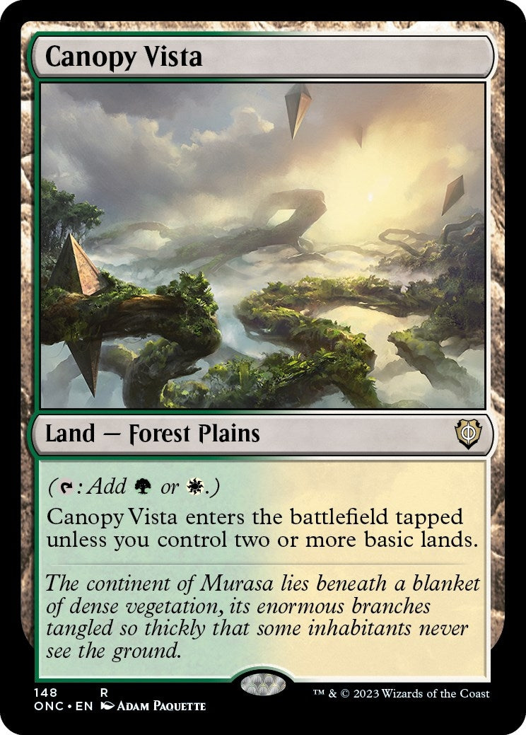 Image for Canopy Vista (Commander: Phyrexia: All Will Be One) (148) - Magic: The Gathering