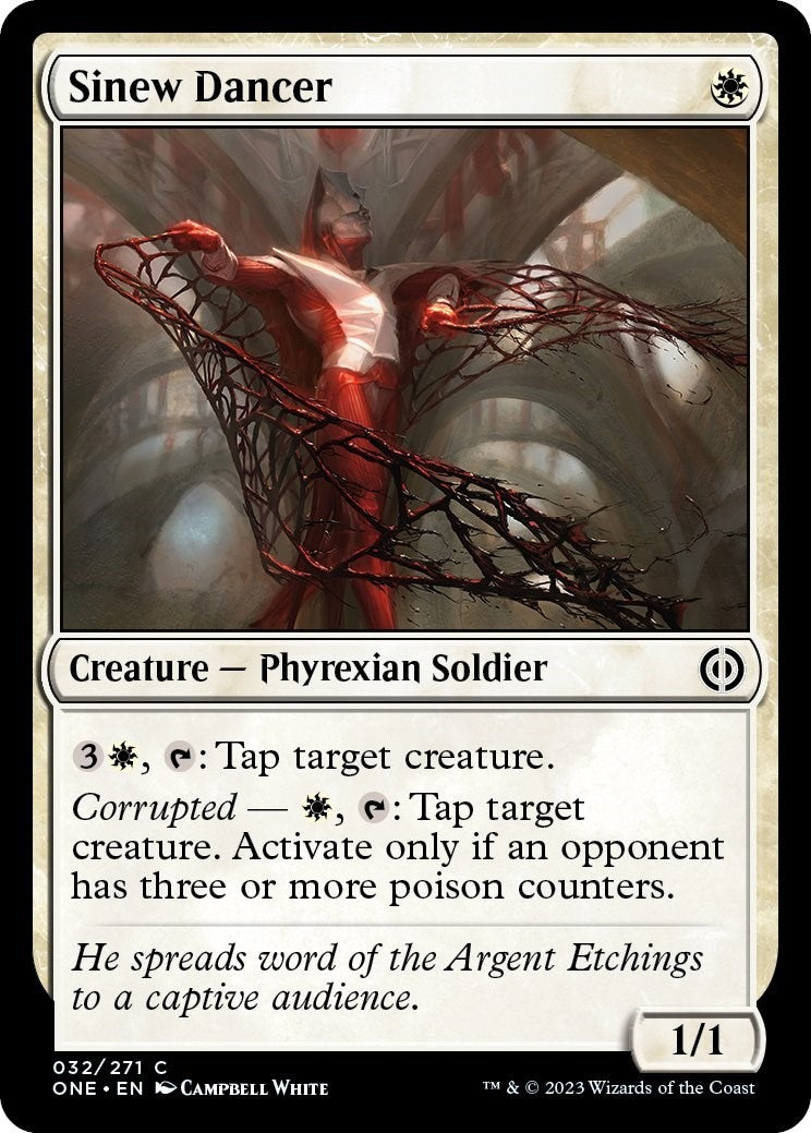 Image for Sinew Dancer (Phyrexia: All Will Be One) (32) - Magic: The Gathering
