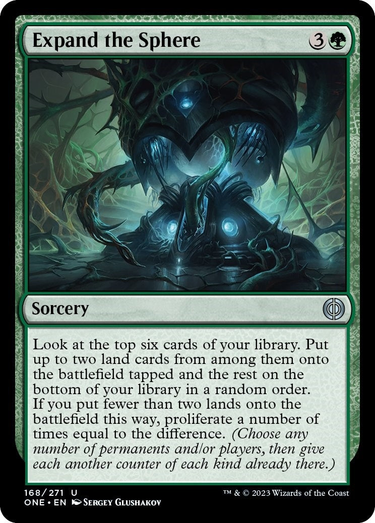 Image for Expand the Sphere (Phyrexia: All Will Be One) (168) - Magic: The Gathering
