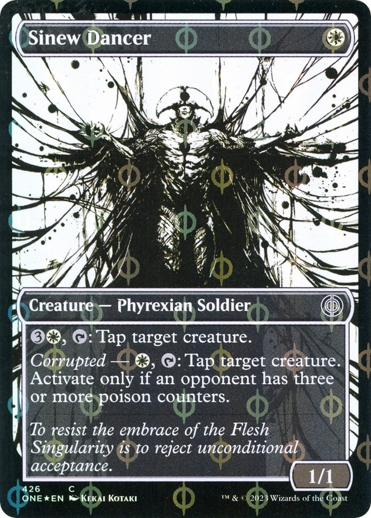 Image for Sinew Dancer (Showcase) (Step-and-Compleat Foil) (Phyrexia: All Will Be One) (426) - Magic: The Gathering