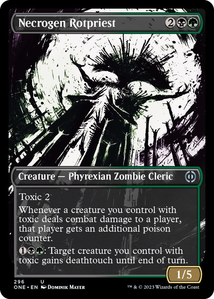 Image for Necrogen Rotpriest (Showcase) (Phyrexia: All Will Be One) (296) - Magic: The Gathering