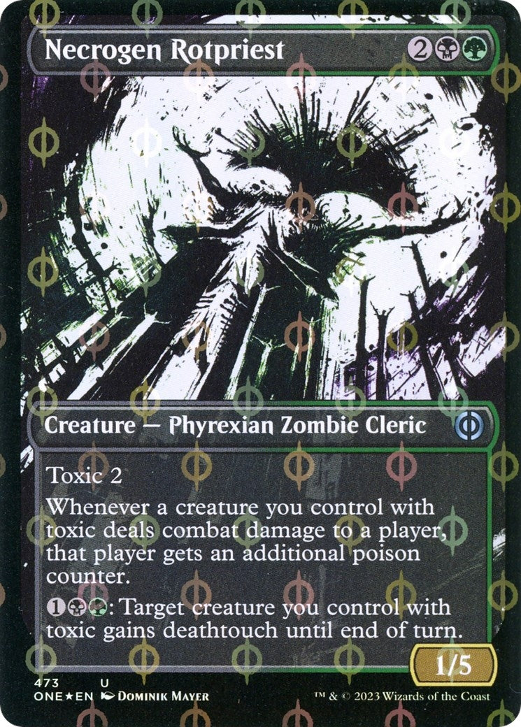 Image for Necrogen Rotpriest (Showcase) (Step-and-Compleat Foil) (Phyrexia: All Will Be One) (473) - Magic: The Gathering