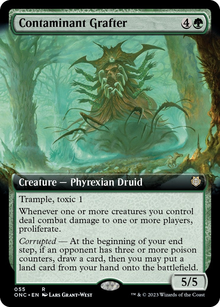 Image for Contaminant Grafter (Extended Art) (Commander: Phyrexia: All Will Be One) (55) - Magic: The Gathering