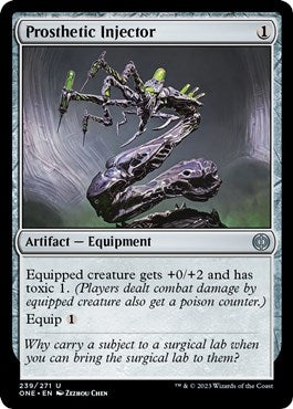 Image for Prosthetic Injector (Phyrexia: All Will Be One) (239) - Magic: The Gathering