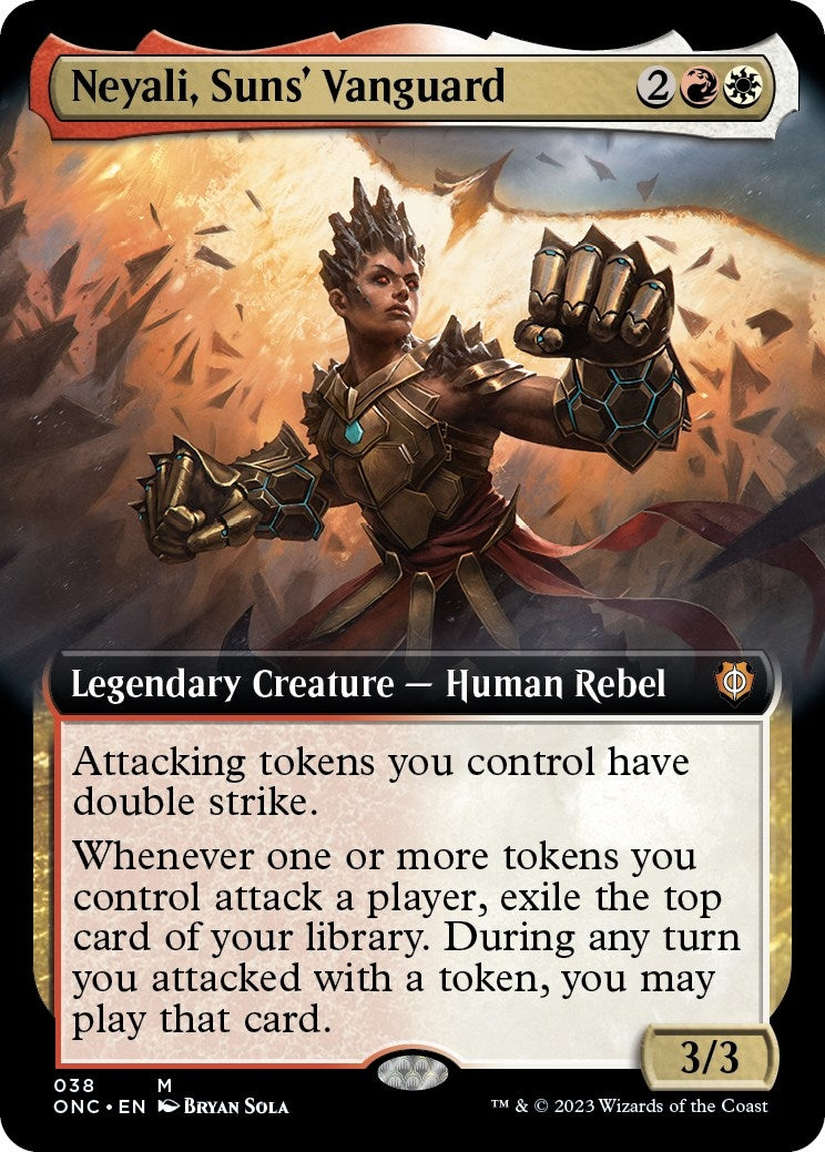 Image for Neyali, Suns' Vanguard (Extended Art) (Commander: Phyrexia: All Will Be One) (38) - Magic: The Gathering