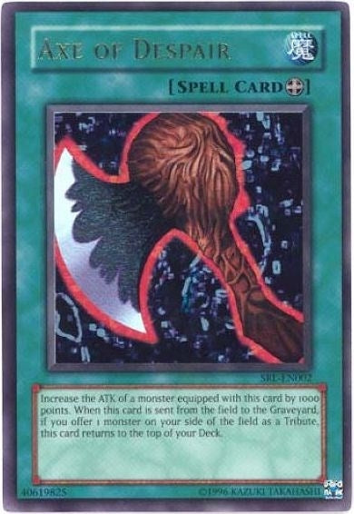 Image for Axe of Despair (Spell Ruler (Worldwide English)) (SRL-EN002) - YuGiOh