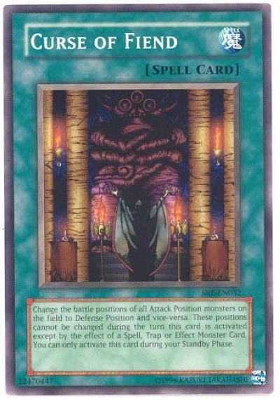 Image for Curse of Fiend (Spell Ruler (Worldwide English)) (SRL-EN032) - YuGiOh