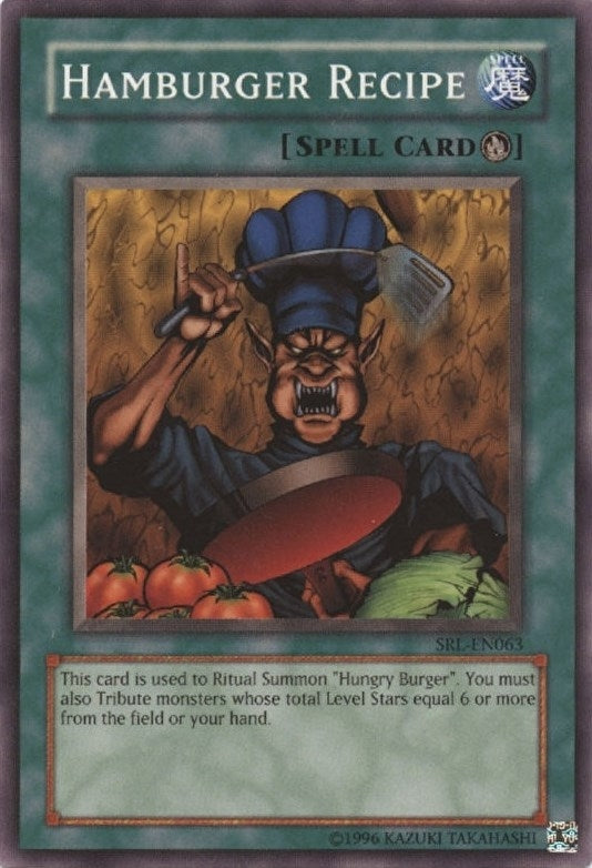 Image for Hamburger Recipe (Spell Ruler (Worldwide English)) (SRL-EN063) - YuGiOh