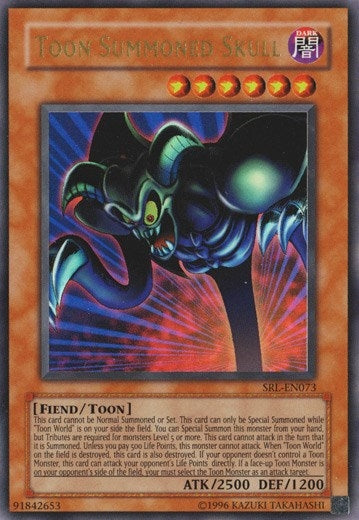 Image for Toon Summoned Skull (Spell Ruler (Worldwide English)) (SRL-EN073) - YuGiOh