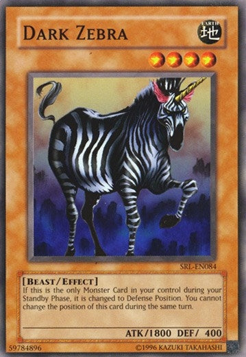 Image for Dark Zebra (Spell Ruler (Worldwide English)) (SRL-EN084) - YuGiOh
