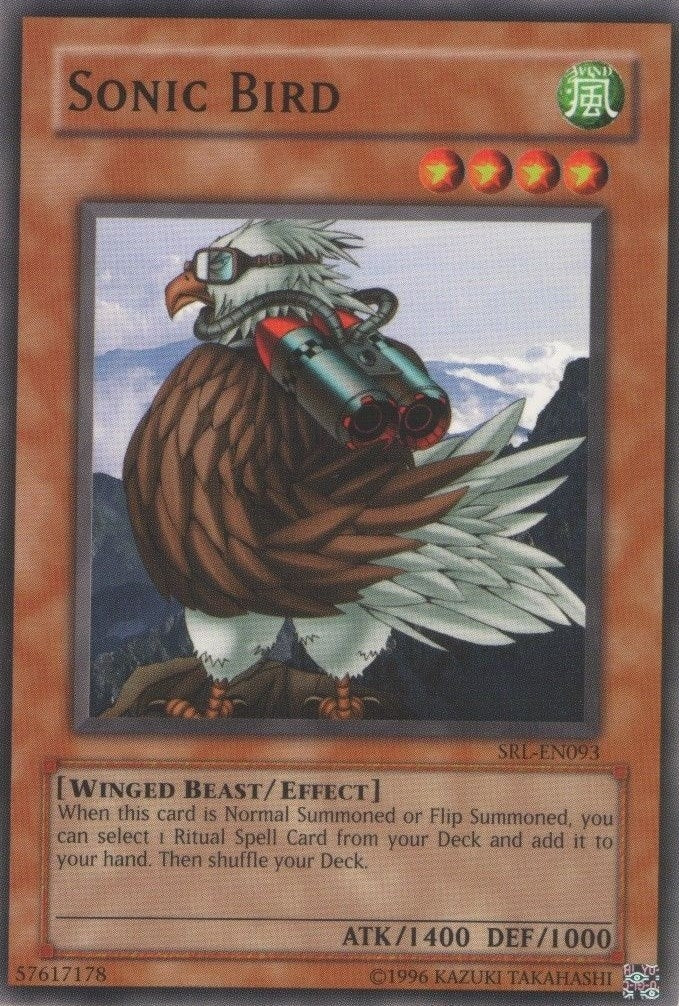 Image for Sonic Bird (Spell Ruler (Worldwide English)) (SRL-EN093) - YuGiOh
