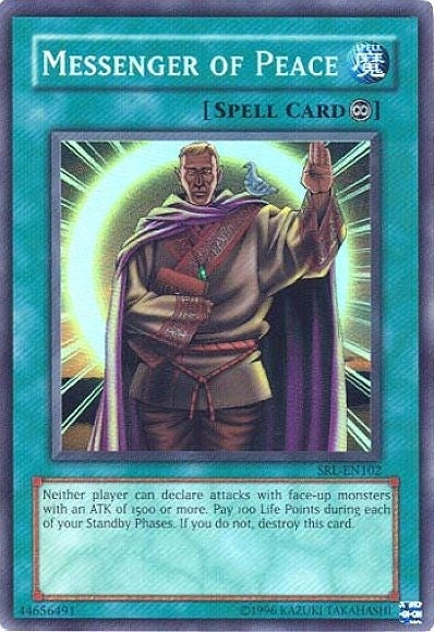 Image for Messenger of Peace (Spell Ruler (Worldwide English)) (SRL-EN102) - YuGiOh
