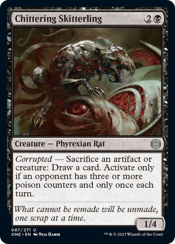 Image for Chittering Skitterling (Phyrexia: All Will Be One) (87) - Magic: The Gathering