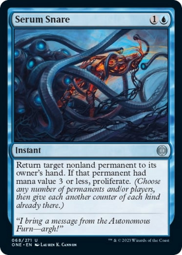 Image for Serum Snare (Phyrexia: All Will Be One) (68) - Magic: The Gathering