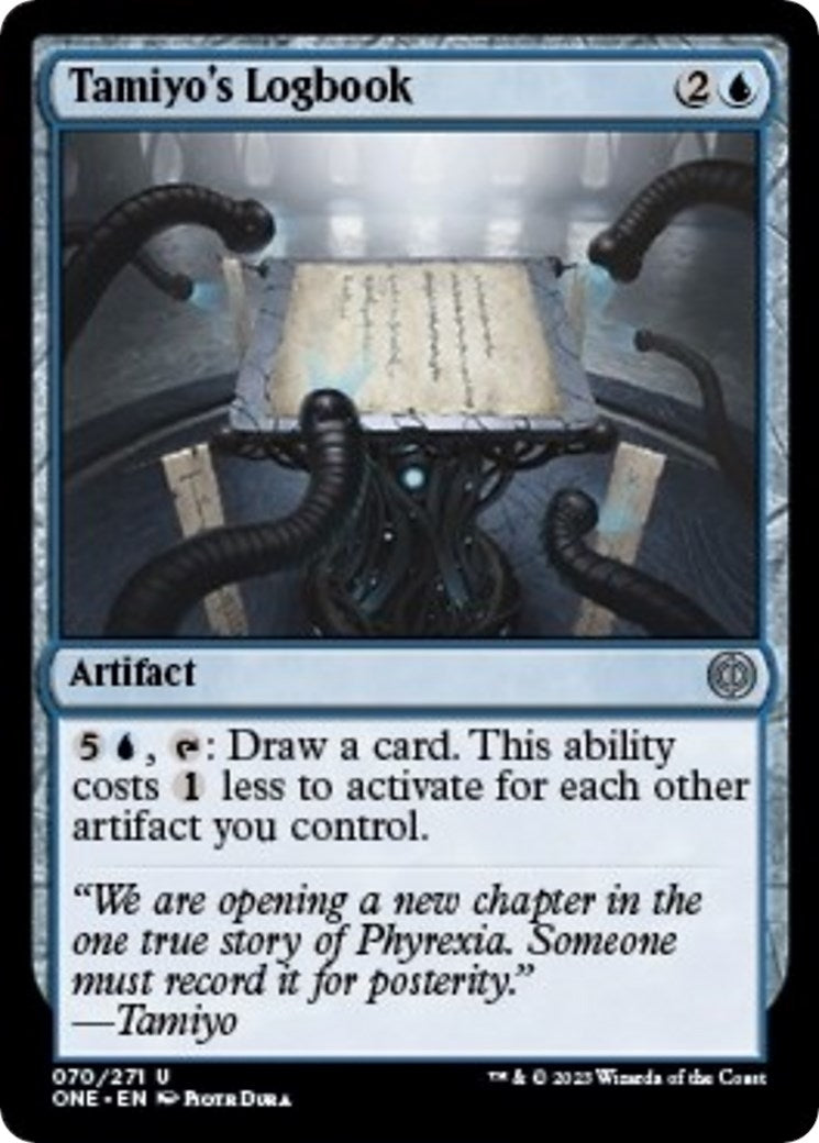 Image for Tamiyo's Logbook (Phyrexia: All Will Be One) (70) - Magic: The Gathering