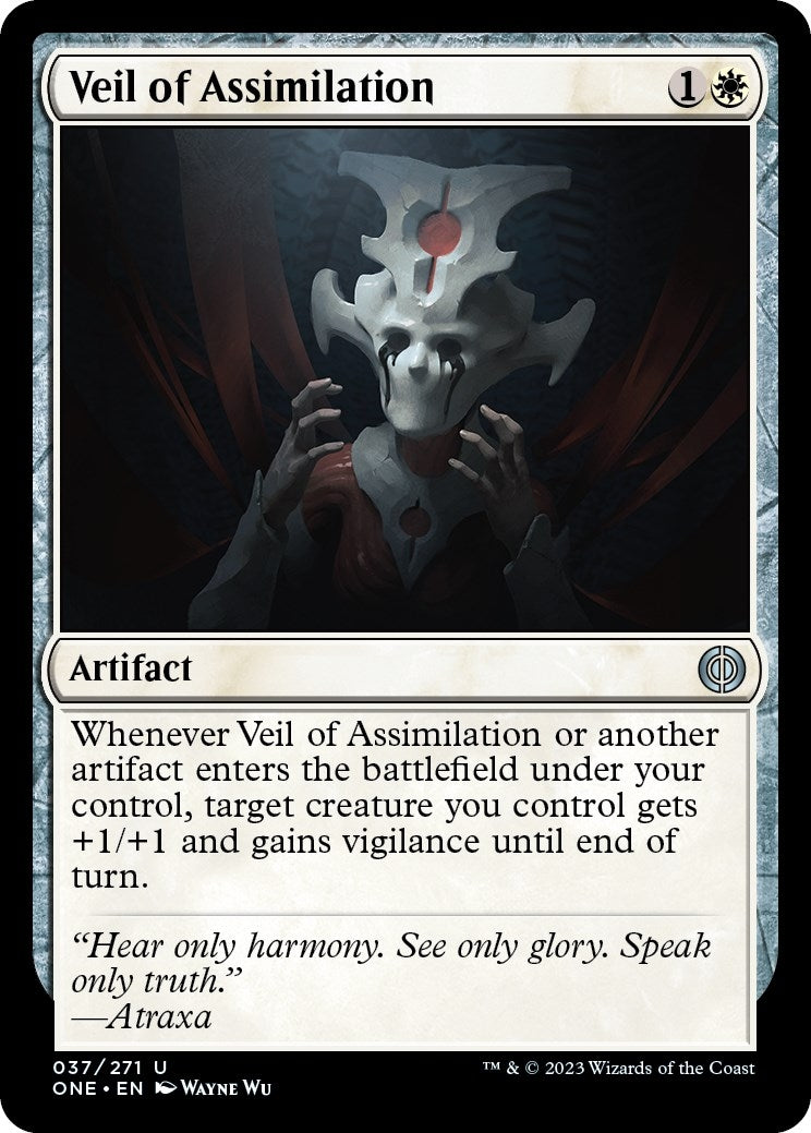 Image for Veil of Assimilation (Phyrexia: All Will Be One) (37) - Magic: The Gathering