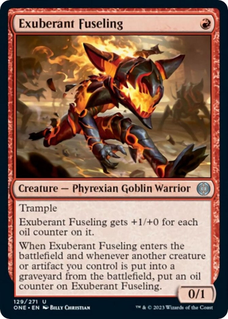 Image for Exuberant Fuseling (Phyrexia: All Will Be One) (129) - Magic: The Gathering