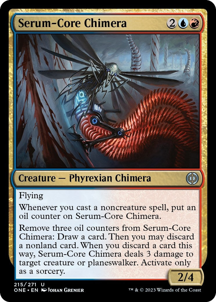 Image for Serum-Core Chimera (Phyrexia: All Will Be One) (215) - Magic: The Gathering