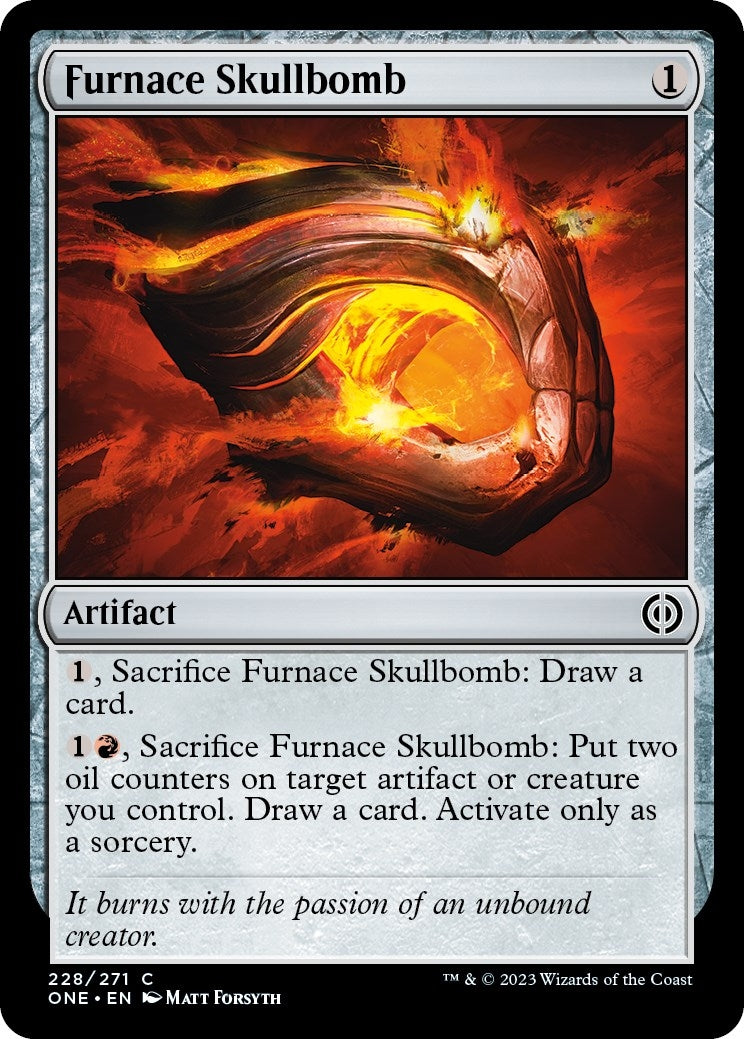 Image for Furnace Skullbomb (Phyrexia: All Will Be One) (228) - Magic: The Gathering