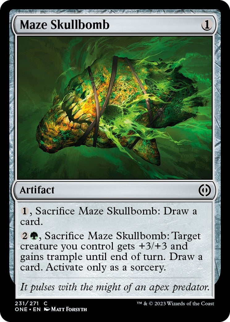 Image for Maze Skullbomb (Phyrexia: All Will Be One) (231) - Magic: The Gathering