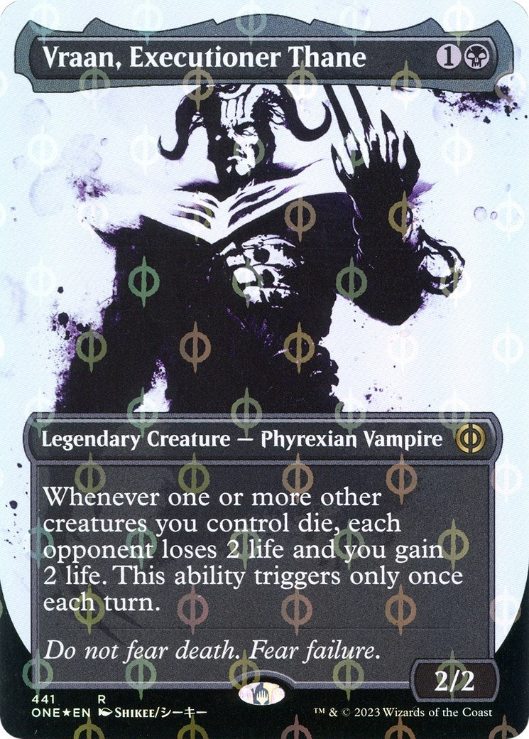 Image for Vraan, Executioner Thane (Showcase) (Step-and-Compleat Foil) (Phyrexia: All Will Be One) (441) - Magic: The Gathering