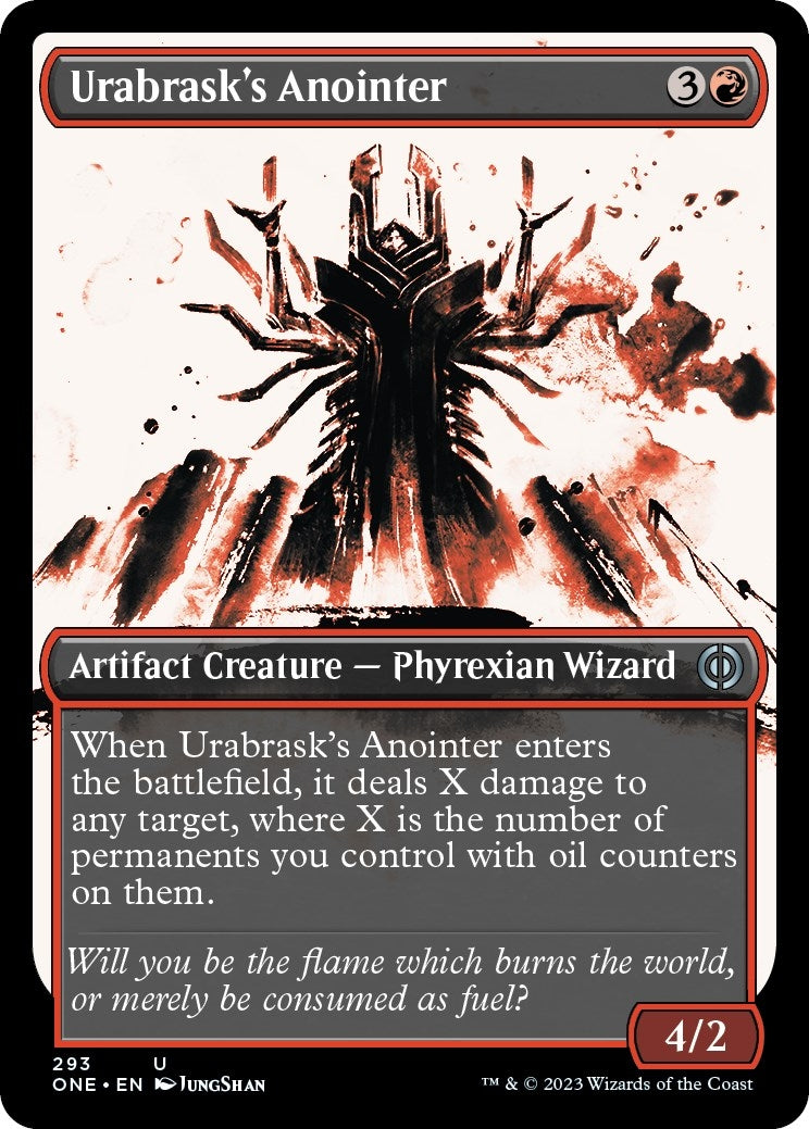 Image for Urabrask's Anointer (Showcase) (Phyrexia: All Will Be One) (293) - Magic: The Gathering