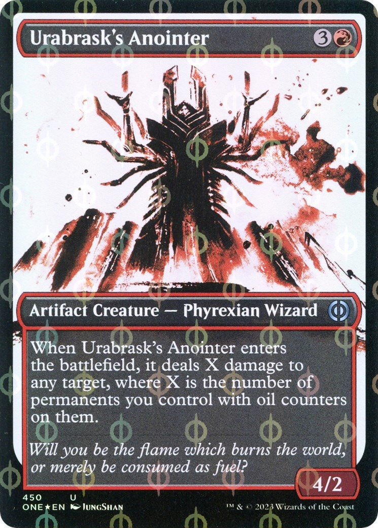 Image for Urabrask's Anointer (Showcase) (Step-and-Compleat Foil) (Phyrexia: All Will Be One) (450) - Magic: The Gathering
