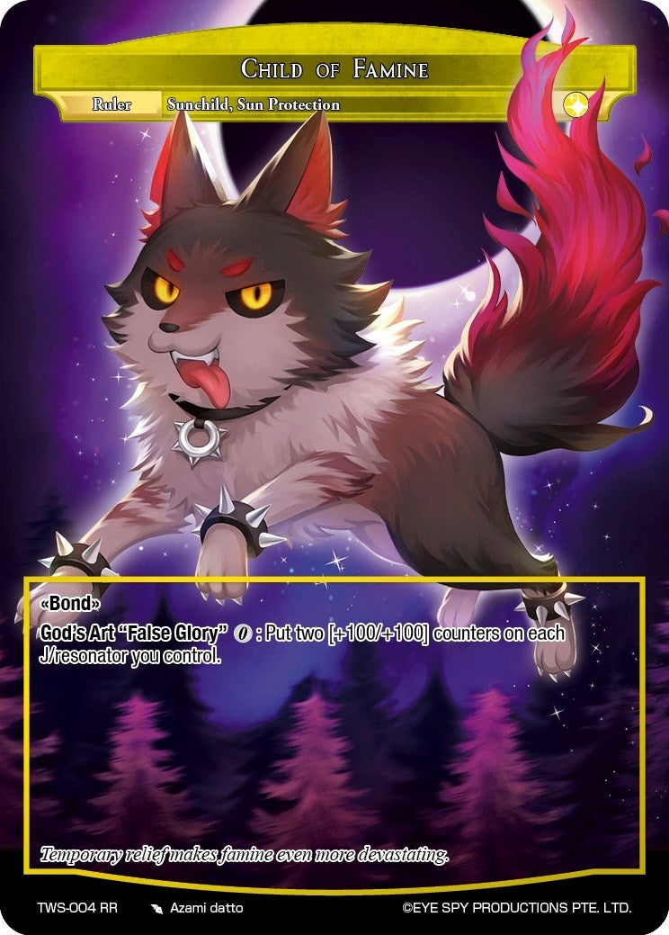 Image for Child of Famine (The War of the Suns) (TWS-004 RR) - Force of Will