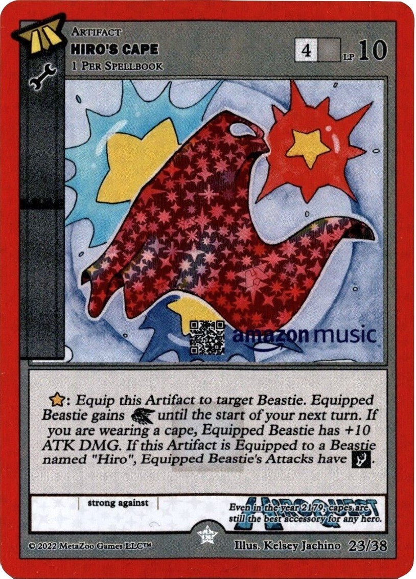 Image for Hiro's Cape (Amazon Music) (Hiroquest 2.0) (23/38) - MetaZoo