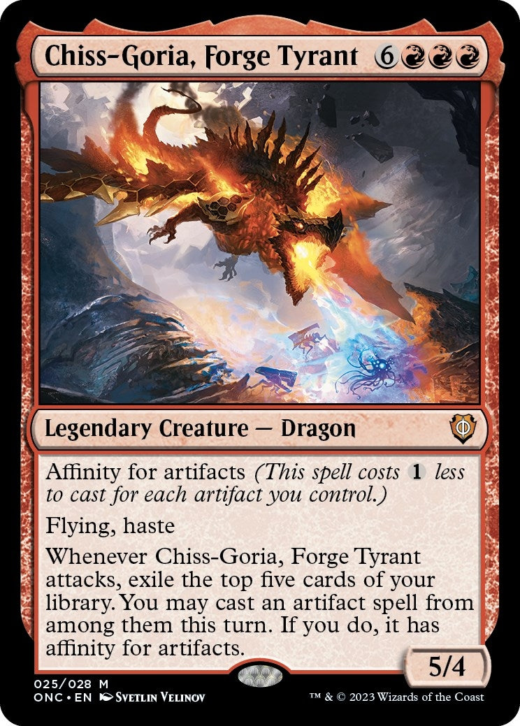 Image for Chiss-Goria, Forge Tyrant (Commander: Phyrexia: All Will Be One) (25) - Magic: The Gathering