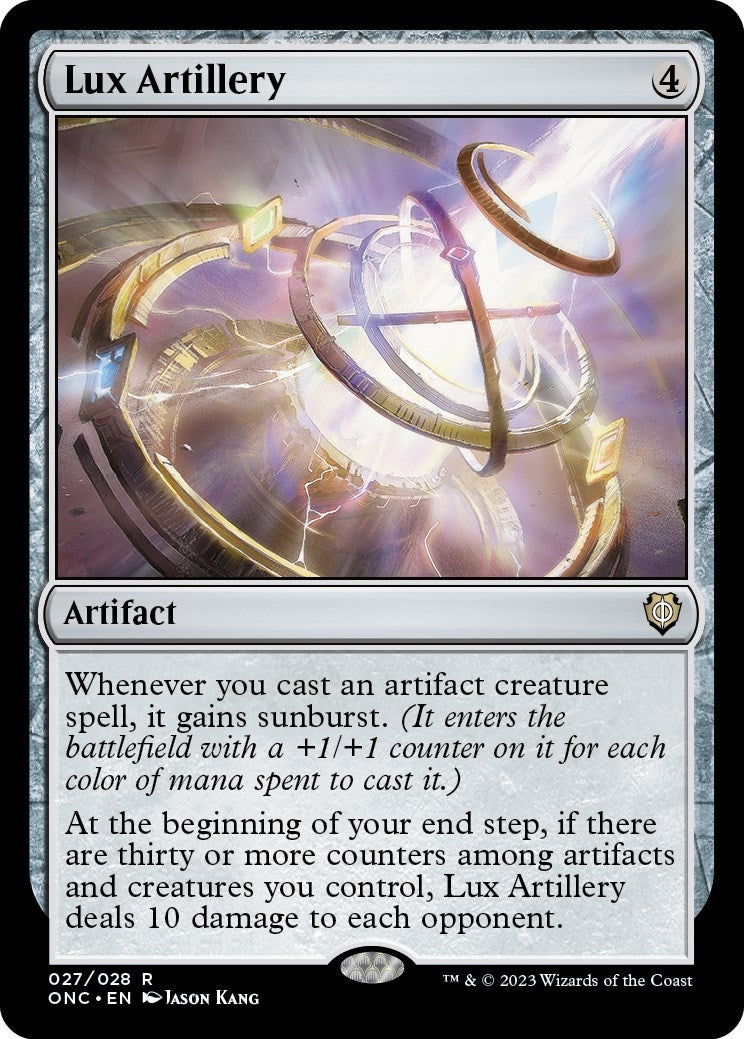 Image for Lux Artillery (Commander: Phyrexia: All Will Be One) (27) - Magic: The Gathering