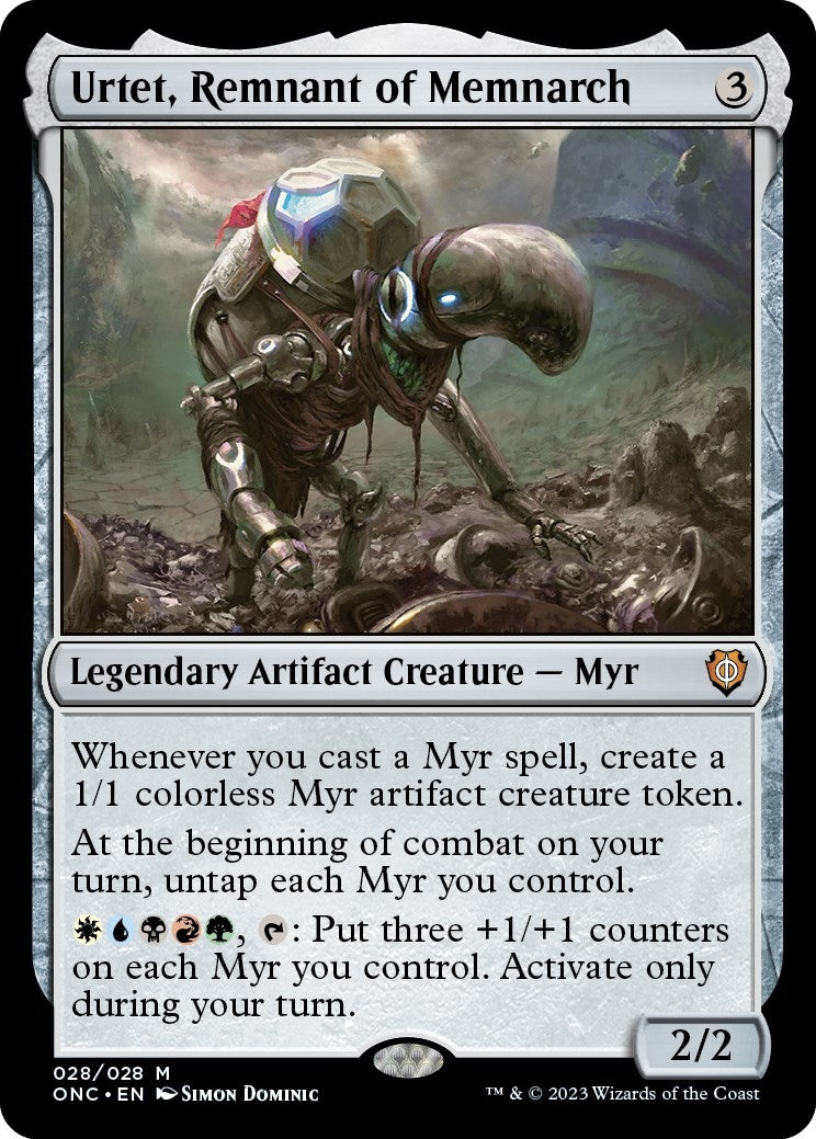 Image for Urtet, Remnant of Memnarch (Commander: Phyrexia: All Will Be One) (28) - Magic: The Gathering