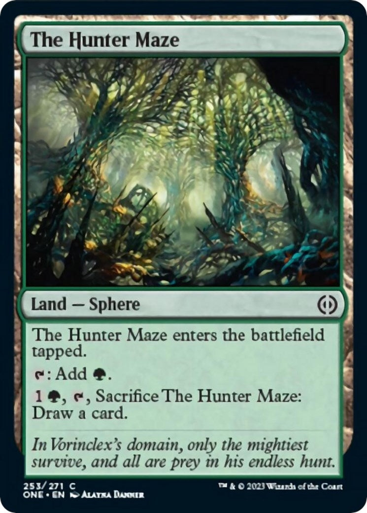 Image for The Hunter Maze (Phyrexia: All Will Be One) (253) - Magic: The Gathering