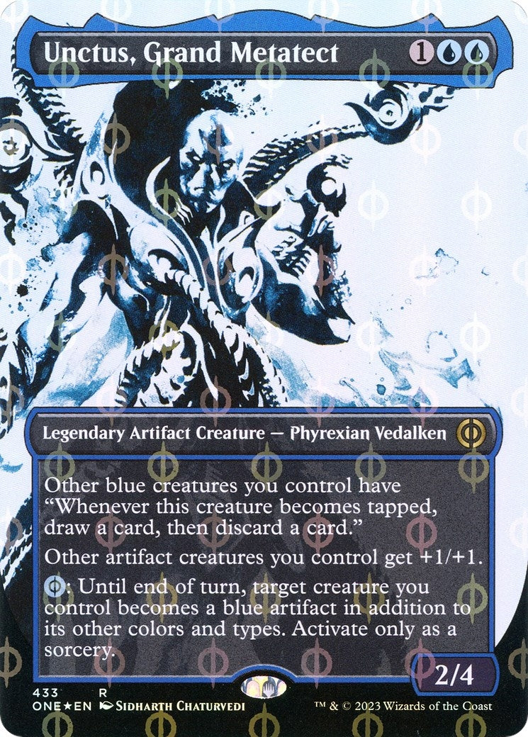 Image for Unctus, Grand Metatect (Showcase) (Step-and-Compleat Foil) (Phyrexia: All Will Be One) (433) - Magic: The Gathering