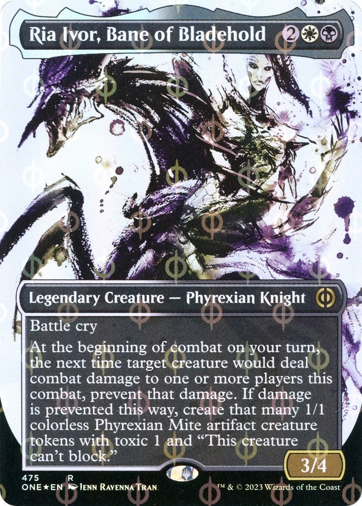 Image for Ria Ivor, Bane of Bladehold (Showcase) (Step-and-Compleat Foil) (Phyrexia: All Will Be One) (475) - Magic: The Gathering