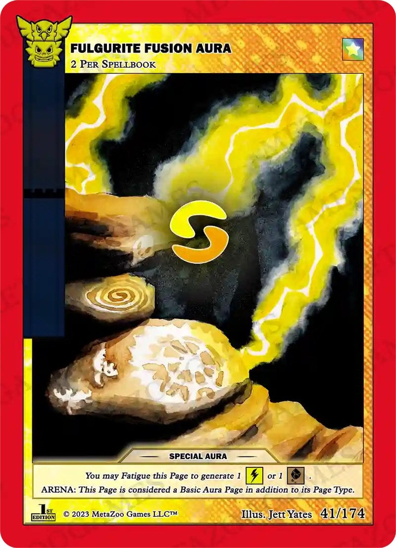 Image for Fulgurite Fusion Aura (Native: First Edition) (41/174) - MetaZoo