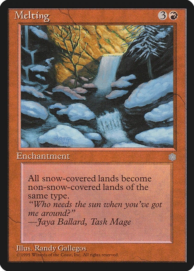Image for Melting (Ice Age) - Magic: The Gathering