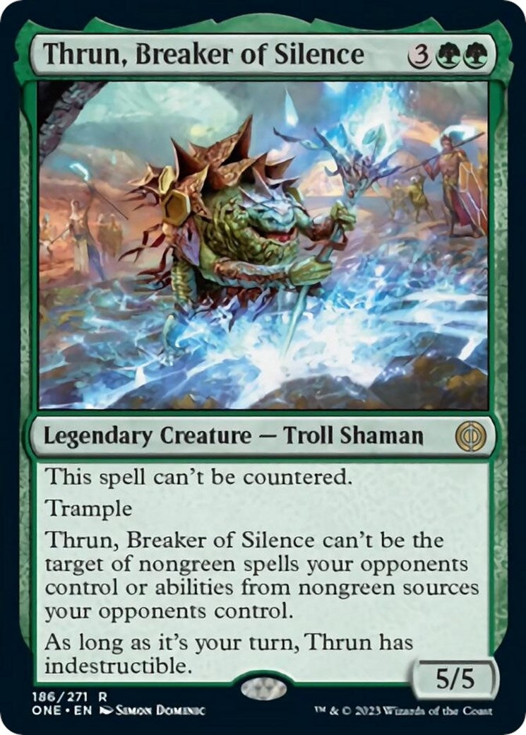 Image for Thrun, Breaker of Silence (Phyrexia: All Will Be One) (186) - Magic: The Gathering