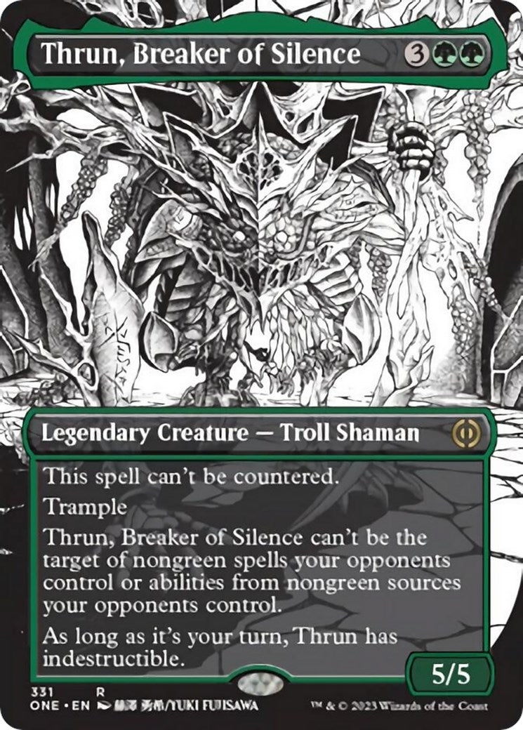 Image for Thrun, Breaker of Silence (Borderless) (Phyrexia: All Will Be One) (331) - Magic: The Gathering