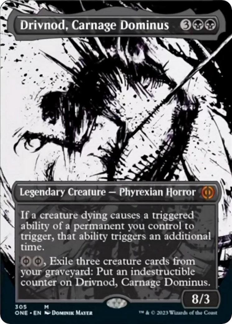 Image for Drivnod, Carnage Dominus (Showcase) (Phyrexia: All Will Be One) (305) - Magic: The Gathering