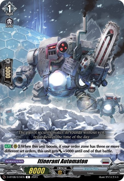 Image for Itinerant Automaton (D-BT08: Minerva Rising) (D-BT08/074EN) - Cardfight Vanguard