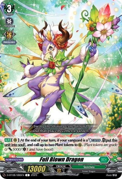Image for Full Blown Dragon (D-BT08: Minerva Rising) (D-BT08/086EN) - Cardfight Vanguard