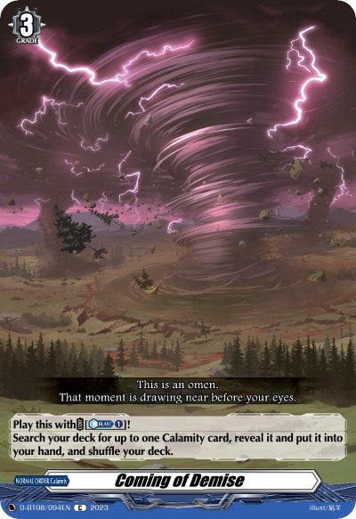 Image for Coming of Demise (D-BT08: Minerva Rising) (D-BT08/094EN) - Cardfight Vanguard