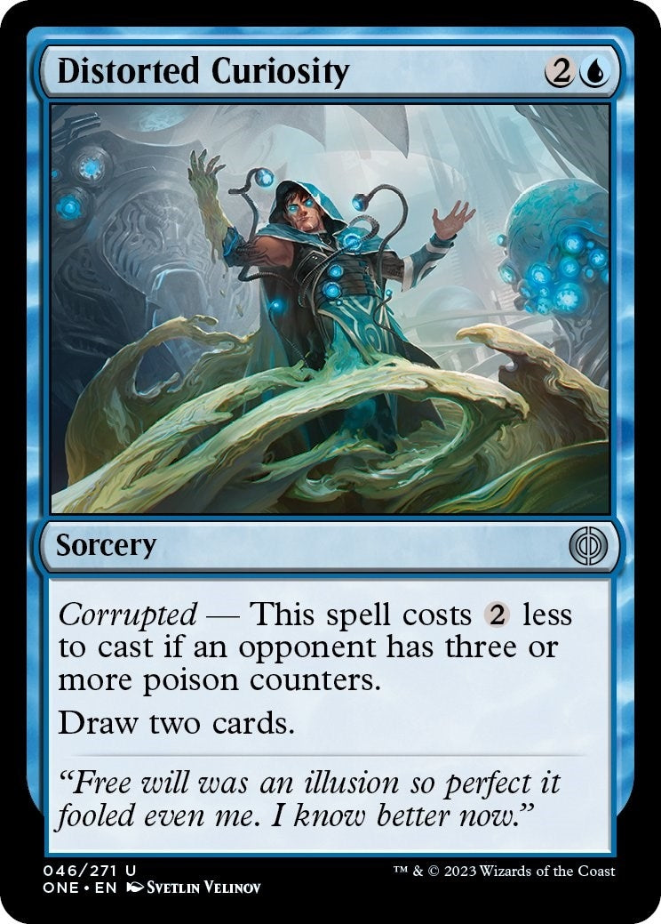 Image for Distorted Curiosity (Phyrexia: All Will Be One) (46) - Magic: The Gathering