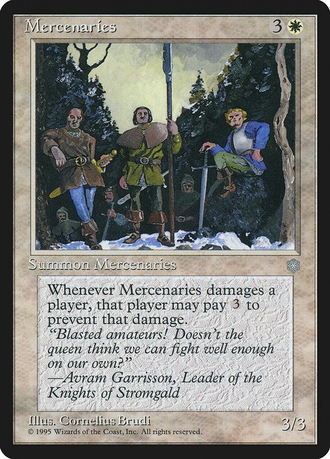 Image for Mercenaries (Ice Age) - Magic: The Gathering